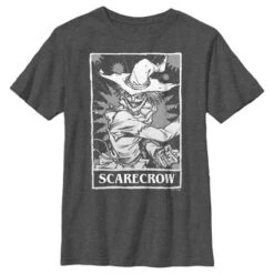 DC COMICS Boy's Batman Scarecrow Tarot T-Shirt -Dc Comics GUEST a007eb43 b019 4687 a9cb c6bab53fe34c