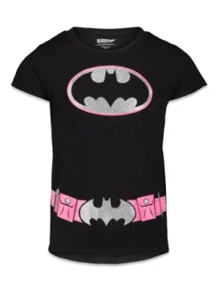 DC Comics Justice League Batgirl Supergirl Wonder Woman Girls 4 Pack T-Shirts Little Kid To Big Kid