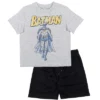 DC Comics Justice League Batman Toddler Boys 3 Piece Outfit Set: T-Shirt Shorts White/Gray -Dc Comics GUEST a9673f8b 8ece 4fe5 a806 9da78466183b