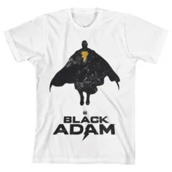 DC COMICS Black Adam Silhouette Image With Logo White T-Shirt Toddler Boy To Youth Boy 11 DC COMICS Black Adam Silhouette Image With Logo White T-Shirt Toddler Boy To Youth Boy -Dc Comics GUEST a9eb58ea 43a8 4f4c aa52 ddbb8a574866