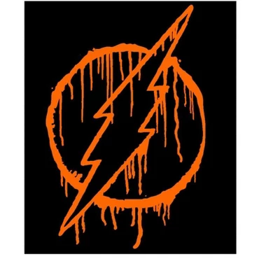 DC COMICS The Flash Sponge Logo Black T-shirt Toddler Boy To Youth Boy 3 DC COMICS The Flash Sponge Logo Black T-shirt Toddler Boy To Youth Boy