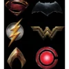 DC COMICS Justice League Movie Emblems Black T-shirt Toddler Boy To Youth Boy -Dc Comics GUEST b01d9002 32c8 45be 800d cead18d68fc2