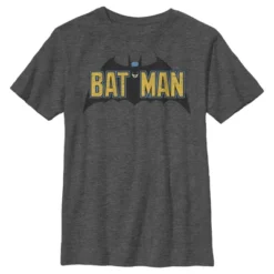 DC COMICS Boy's Batman Caped Crusader Logo T-Shirt -Dc Comics GUEST b0b3f52a e91e 4741 88b0 8fe81a4ea28e