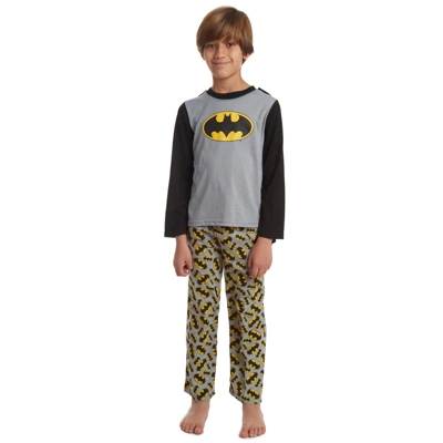 DC Comics Justice League Superman Batman Pajama Shirt And Pants Detachable Cape Sleep Set Little Kid To Big Kid 4 DC Comics Justice League Superman Batman Pajama Shirt And Pants Detachable Cape Sleep Set Little Kid To Big Kid - Image 2