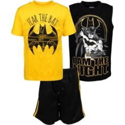 DC Comics Justice League Batman T-Shirt Tank Top And Mesh Shorts 3 Piece Outfit Set Toddler -Dc Comics GUEST b2ba9507 e2ef 440c 8002 e036aa0fb8c6