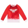 DC Comics Justice League Wonder Woman Girls Pullover Pajama Shirt And Pants Sleep Set Little Kid To Big Kid