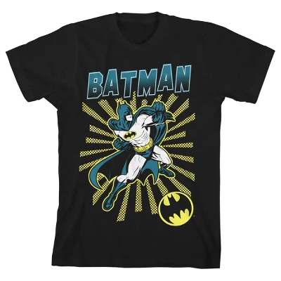 DC COMICS Batman In Action Boy's Black T-shirt Toddler Boy To Youth Boy 7 DC COMICS Batman In Action Boy's Black T-shirt Toddler Boy To Youth Boy - Image 5