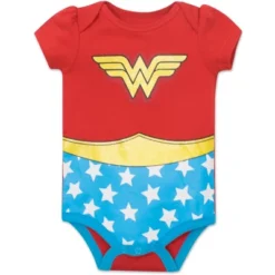 DC Comics Justice League Wonder Woman Batgirl Supergirl 5 Pack Short Sleeve Bodysuits Newborn To Infant -Dc Comics GUEST b593da99 6f4e 4107 8299 5930b9143749
