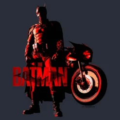 Dc Comics 21 DC COMICS Junior's The Batman Red Batcycle Festival Muscle Tee