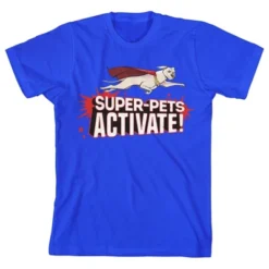 DC COMICS DC League Of Super Pets Krypto Super-Pets Activate Royal Blue T-shirt Toddler Boy To Youth Boy -Dc Comics GUEST b6ddb21f c4d3 47c3 a28b 0dd35868a807