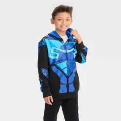 Boys' DC Comics Blue Beetle Zip-Up Sweatshirt - Blue -Dc Comics GUEST b8b4ee36 3363 4e63 b6ad 870f6e14566a