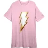 DC COMICS Shazam! Lightning Bolt Women's Pink T-Shirt 1 DC COMICS Shazam! Lightning Bolt Women's Pink T-Shirt -Dc Comics GUEST bcc60050 1c7d 411b a0e2 16f58001742c