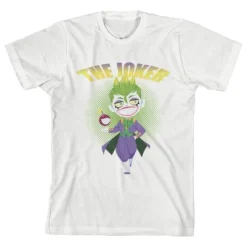 DC COMICS Boy's White Tee, Chibi Joker Full-Body Toddler Boy To Youth Boy 11 DC COMICS Boy's White Tee, Chibi Joker Full-Body Toddler Boy To Youth Boy -Dc Comics GUEST c01103b5 4c23 4777 bea4 941505e32c6e