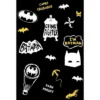 DC COMICS Batman Icons Black T-shirt Toddler Boy To Youth Boy