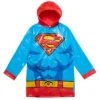 DC Comics Justice League Superman Batman Waterproof Rain Jacket Cape And Umbrella 3 Piece Outfit Set Toddler To Little Kid -Dc Comics GUEST c1ac7e3e b064 43e5 adc6 be121ca09268