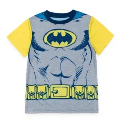DC Comics Justice League Batman Pajama Shirts And Shorts Blue / Yellow