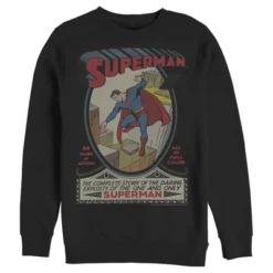 DC COMICS Men's Superman Vintage Daring Exploits Cover Sweatshirt -Dc Comics GUEST ca615a62 2187 45fe a572 eaaa9e10273e