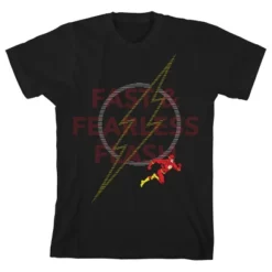DC COMICS Flash Fast, Fearless, Flash Black T-shirt Toddler Boy To Youth Boy 12 DC COMICS Flash Fast, Fearless, Flash Black T-shirt Toddler Boy To Youth Boy -Dc Comics GUEST cbc6ef27 73e1 4814 aca4 185f08d623f1