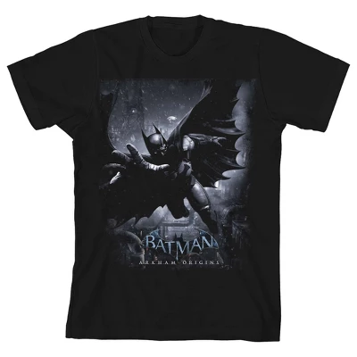DC COMICS Batman Arkham Origins Poster Art Black T-shirt Toddler Boy To Youth Boy 6 DC COMICS Batman Arkham Origins Poster Art Black T-shirt Toddler Boy To Youth Boy - Image 4