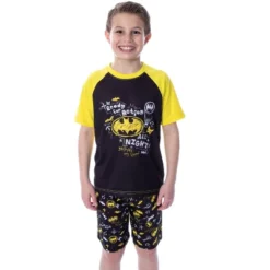 DC Comics Boys' Batman Ready For Action Shirt And Shorts 2 PC Pajama Set -Dc Comics GUEST ce4416f8 29eb 49d0 b624 8fa956669b85