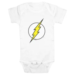 DC COMICS Infant's Justice League Classic Flash Logo Onesie -Dc Comics GUEST cf806e6c bcc6 4dd7 be57 c1b20b2d1d03