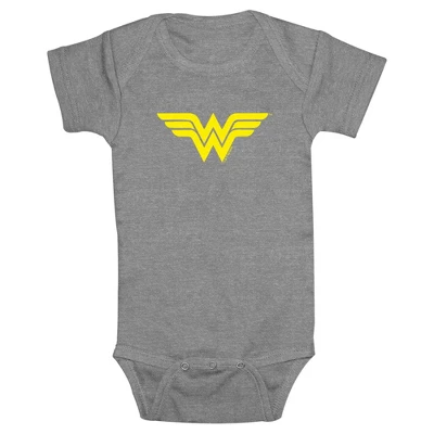 DC COMICS Infant's Wonder Woman Original Logo Onesie 4 DC COMICS Infant's Wonder Woman Original Logo Onesie - Image 2