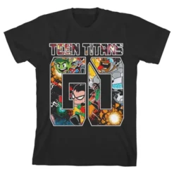 DC COMICS Teen Titans Go Text Graphics Trap Black T-shirt Toddler Boy To Youth Boy -Dc Comics GUEST d4ca0d07 9845 4c7a 9e43 5f7c6bb5e765