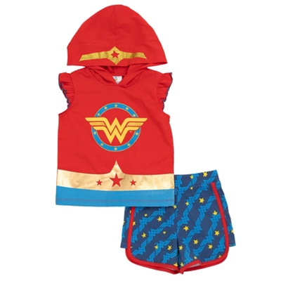 DC Comics Justice League Wonder Woman Girls Tank Top And Dolphin Active French Terry Shorts Toddler 11 DC Comics Justice League Wonder Woman Girls Tank Top And Dolphin Active French Terry Shorts Toddler - Image 9