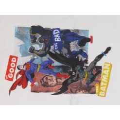 DC Comics Heroes The Good The Bad The Batman White T-Shirt Toddler Boy To Youth Boy