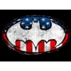DC COMICS Batman Stars And Stripes Logo Black T-shirt Toddler Boy To Youth Boy