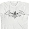 DC COMICS Batman Bat Symbol Line Art White T-Shirt Toddler Boy To Youth Boy 1 DC COMICS Batman Bat Symbol Line Art White T-Shirt Toddler Boy To Youth Boy -Dc Comics GUEST d8848567 84e1 455b a09a 95be56ae09bf