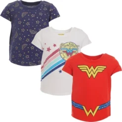DC Comics Justice League Wonder Woman Girls 3 Pack T-Shirts Little Kid To Big Kid 18 DC Comics Justice League Wonder Woman Girls 3 Pack T-Shirts Little Kid To Big Kid -Dc Comics GUEST d92714c8 f2d5 441a a3c3 e616f4b28520
