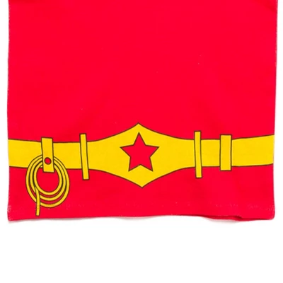 DC Comics Justice League Wonder Woman Girls Pajama Shirt And Shorts Sleep Set Toddler 9 DC Comics Justice League Wonder Woman Girls Pajama Shirt And Shorts Sleep Set Toddler - Image 7