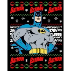 DC COMICS Men's Batman Christmas Sweater Sweatshirt
