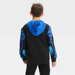 Dc Comics 33 Boys' DC Comics Blue Beetle Zip-Up Sweatshirt - Blue