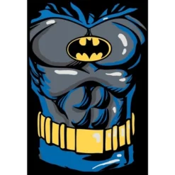 DC COMICS Batman Superhero Cosplay Black Graphic Tee Toddler Boy To Youth Boy