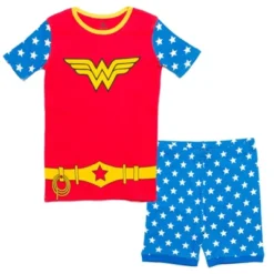 DC Comics Justice League Wonder Woman Girls Pajama Shirt And Shorts Sleep Set Little Kid To Big Kid -Dc Comics GUEST ecb1d28d 53a9 4fc9 a140 cb1108c5093c