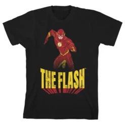 DC COMICS Flash Superspeed Run Black T-shirt Toddler Boy To Youth Boy 13 DC COMICS Flash Superspeed Run Black T-shirt Toddler Boy To Youth Boy -Dc Comics GUEST f486f91d 8556 4842 b217 3e19f2ee7e13